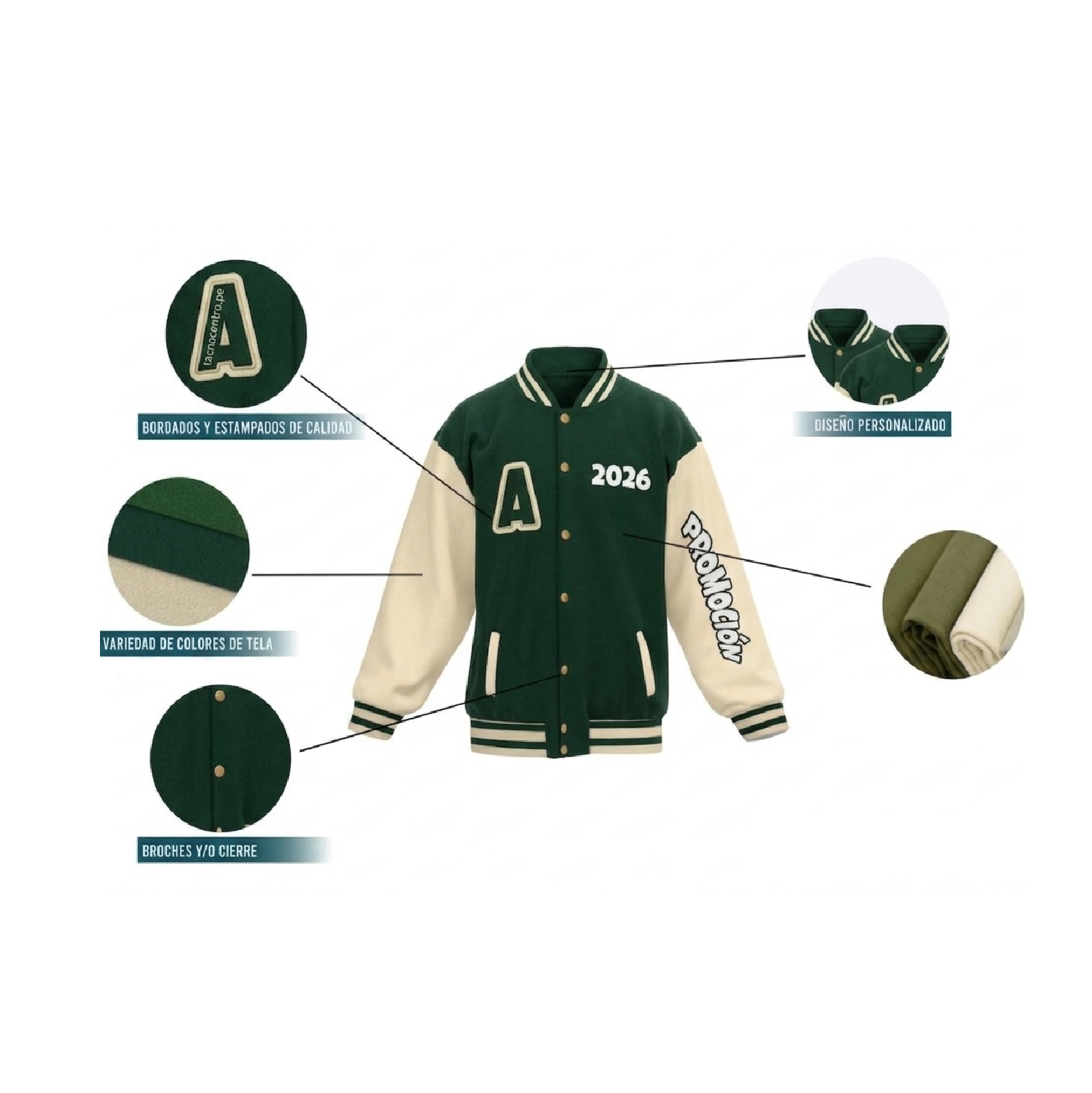 Casacas escolares para promoción