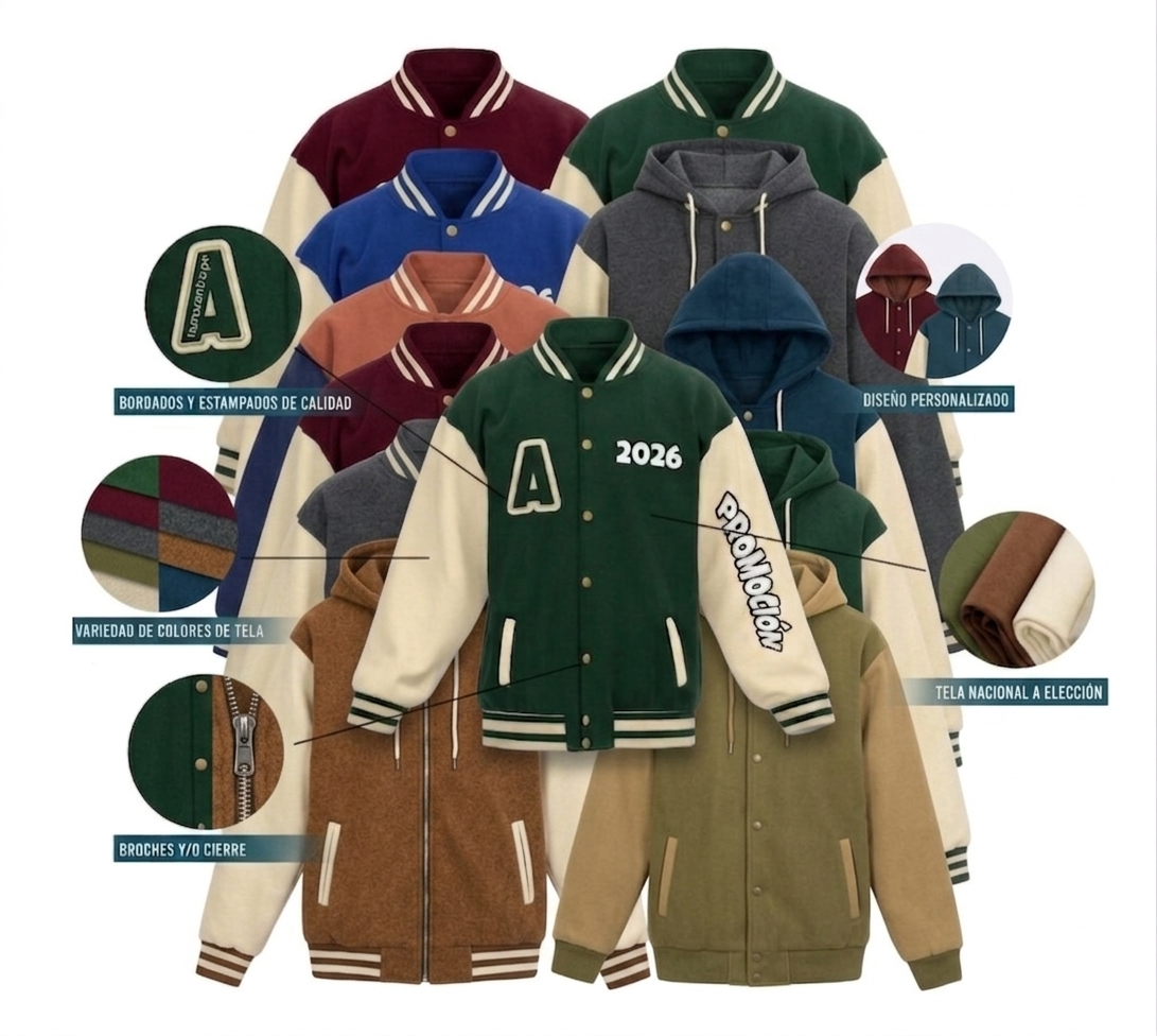 Casacas escolares para promoción