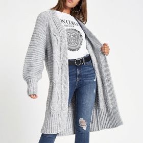 Vestido largo azul elegante